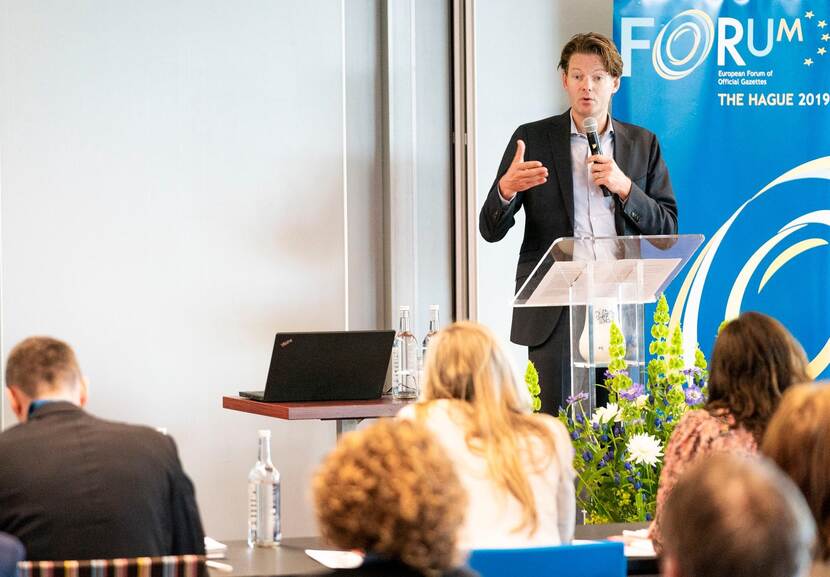 Secretaris-Generaal BZK Maarten Schurink opent EFOG 20 juni 2019