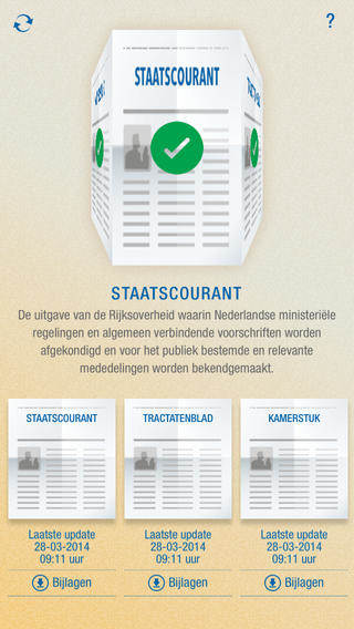 Officiele bekendmakingen app